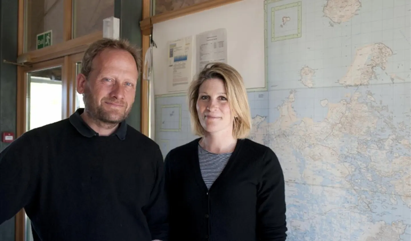 Niall and Amanda Leveson Gower, owners of Langass Lodge